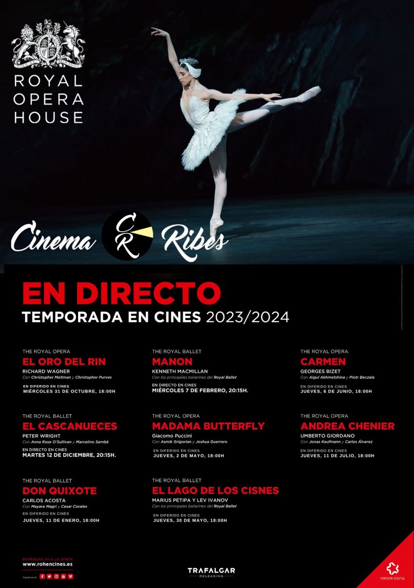 La Temporada Clàssica de la Royal Opera House torna a Cinema Ribes