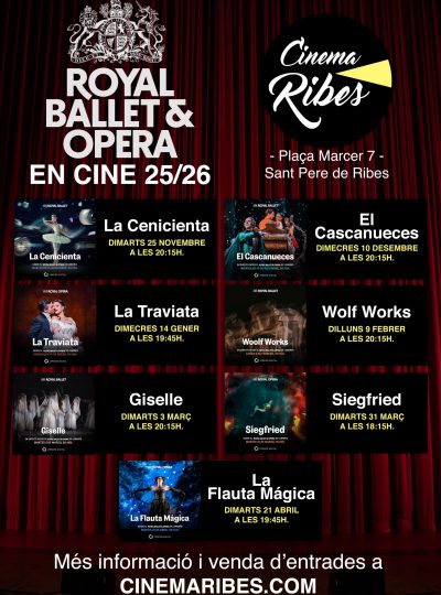 TEMPORADA ESCENARIS PER A CINEMES 2025- 2026